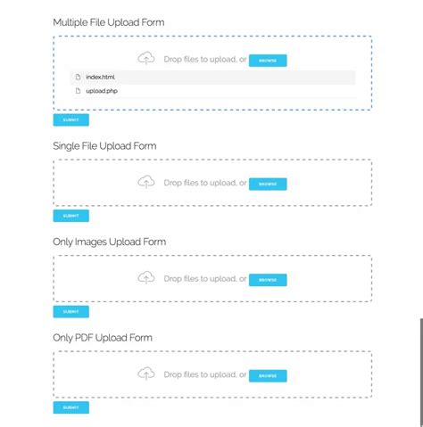 drag and drop jquery example|jquery drag drop file upload.